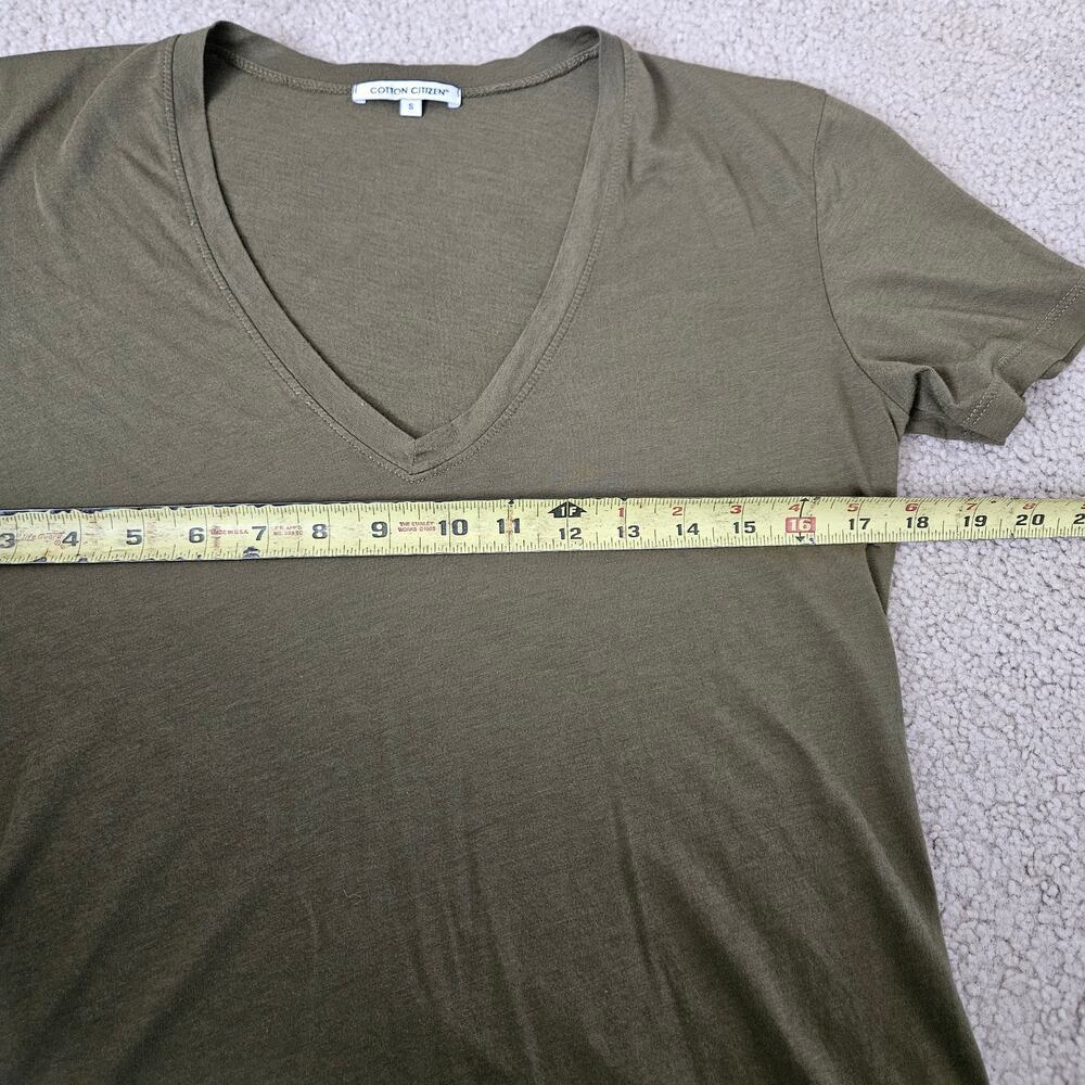 Cotton Citizen Standard V-Neck Tee Small - Picture 8 of 9